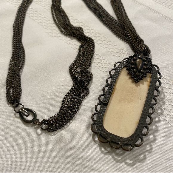 Vintage Jay Feinberg Multi Chain & Stone Necklace - Picture 4 of 7